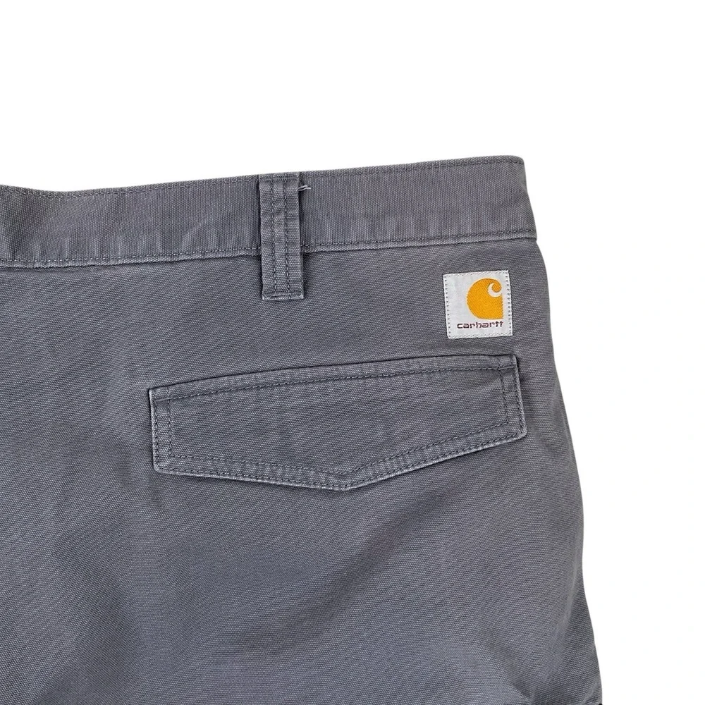 Carhartt Shorts Men 44 (ACTUAL 43x9.5) Gray Cargo Canvas Relaxed Fit